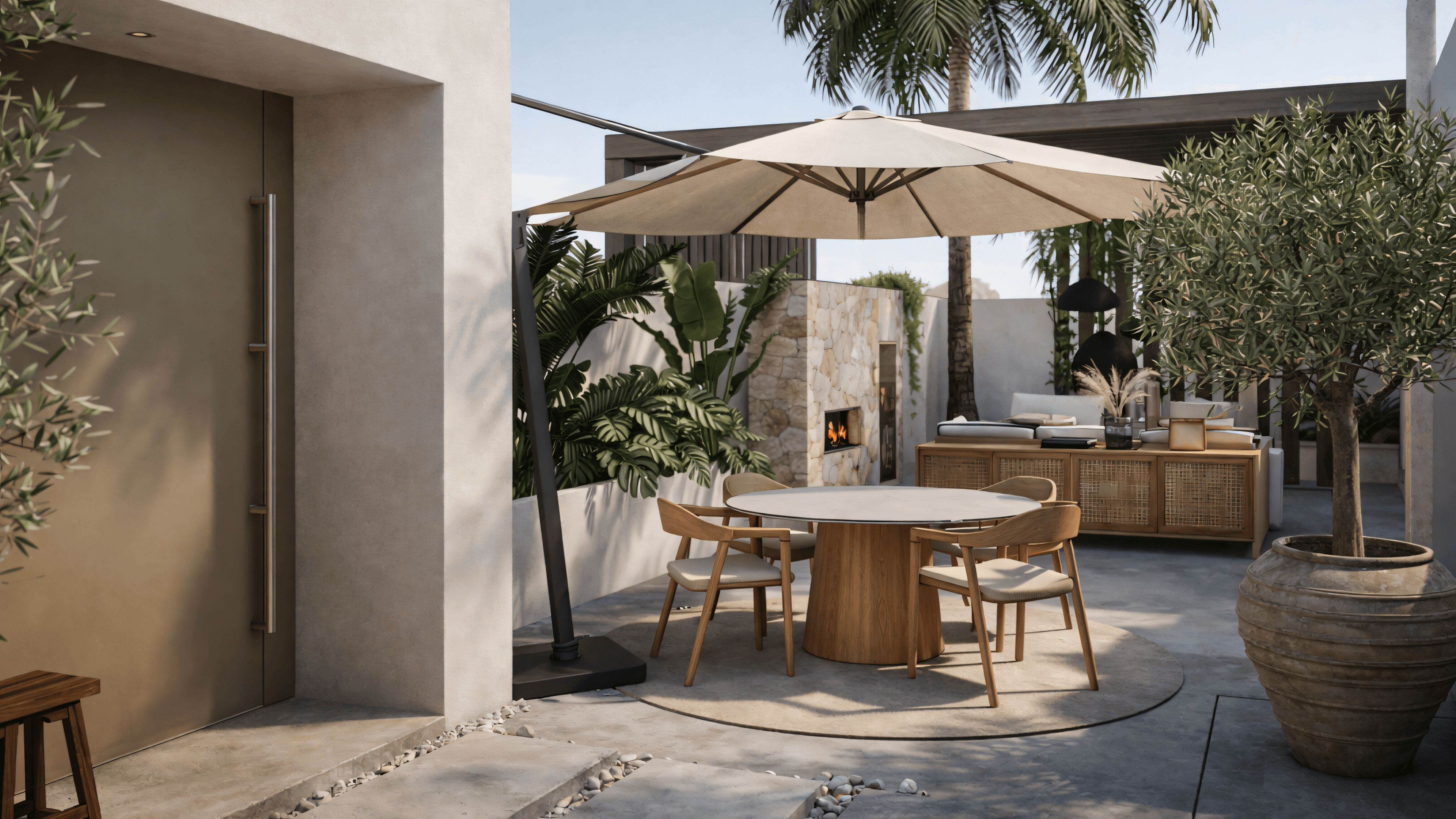 Indoor and outdoor in seamless dialogue